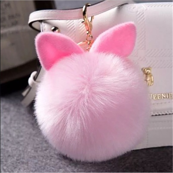 Accessories - New Furry PomPom Pom Pom Cat Bunny Purse Charm
